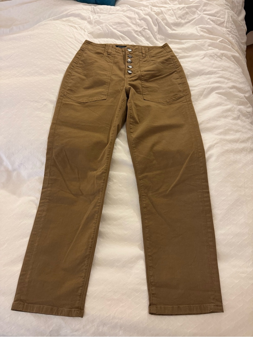Veronica Beard Straight Ankle Legnth Jeans in Chestnut